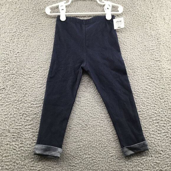 Little Me Toddler Denim Look Leggings Blue‎ 24M - Picture 1 of 3